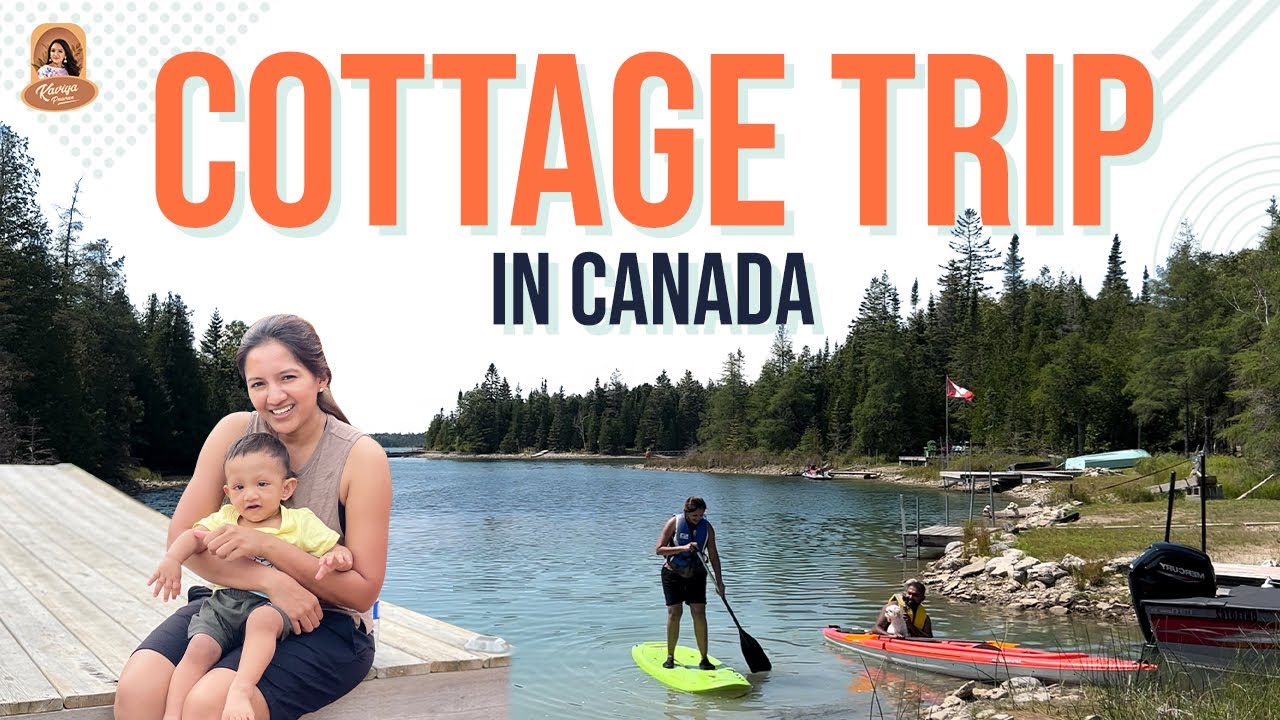 Tried Standup Paddle Board for the First Time | Cottage Trip in Canada | Miller Lake |Kaviya Praveen