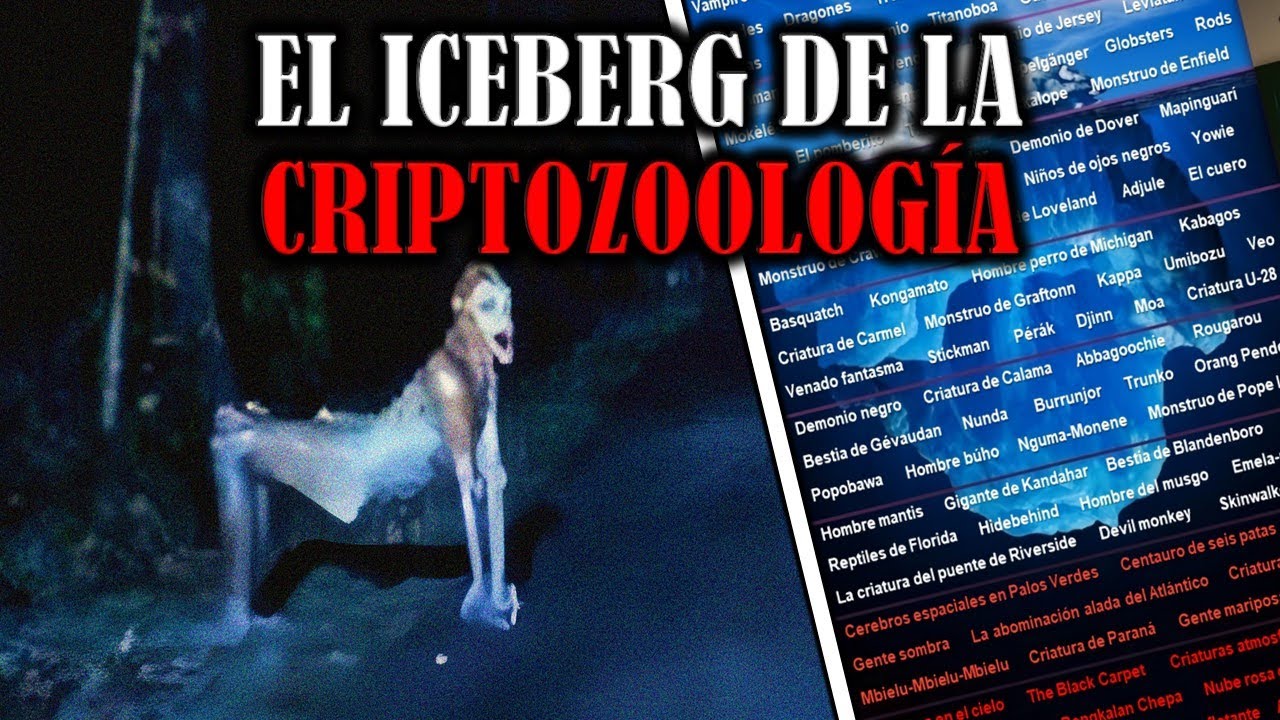 EL ICEBERG DE LA CRIPTOZOOLOG&Iacute;A Y LOS CR&Iacute;PTIDOS🔎​🧌​