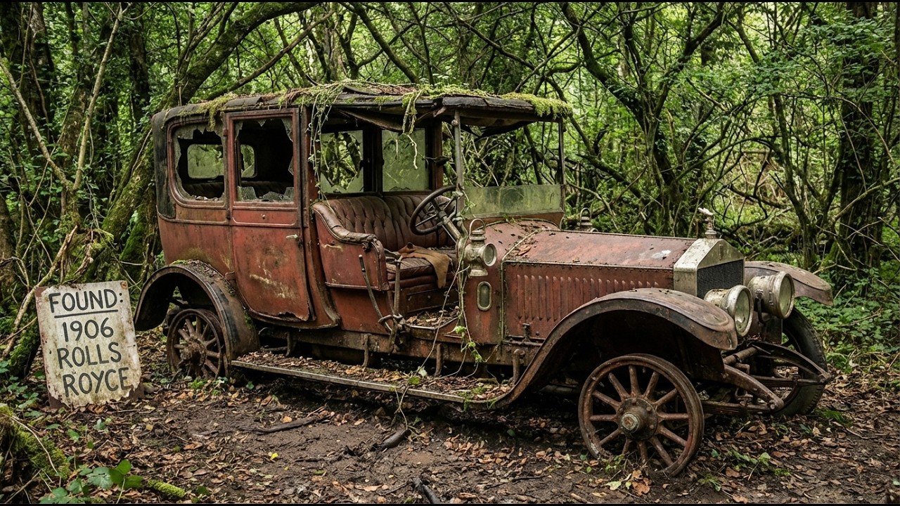 I Found an old 1906  model Rolls-Royce Ghost silver and restore it