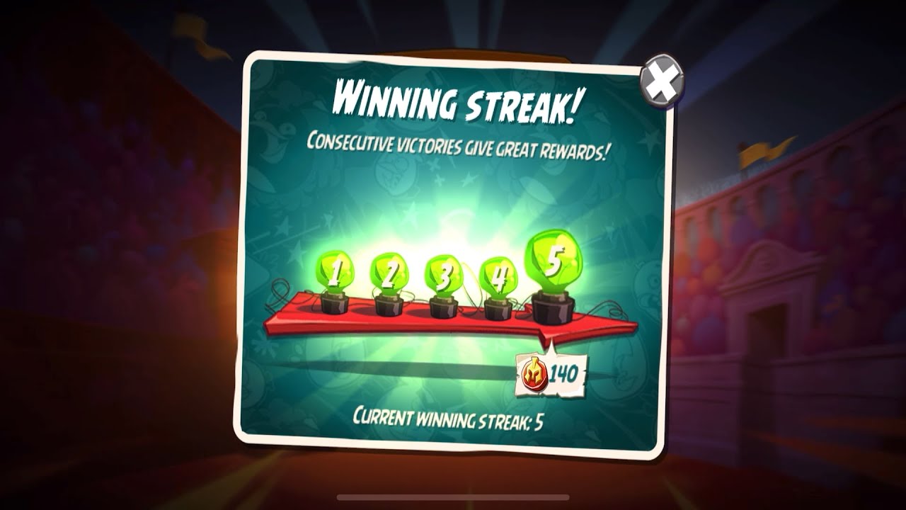 AB2 Arena - Completed All Streak - Angry Birds 2