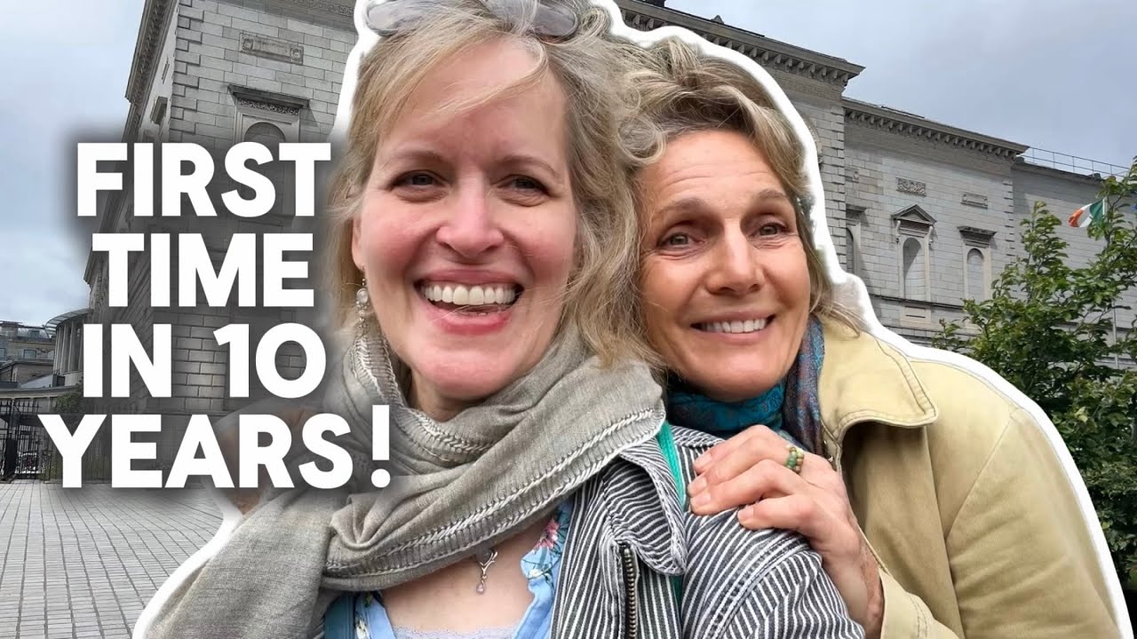 Sketching with My Best Friend in Dublin -- after 10 YEARS APART!
