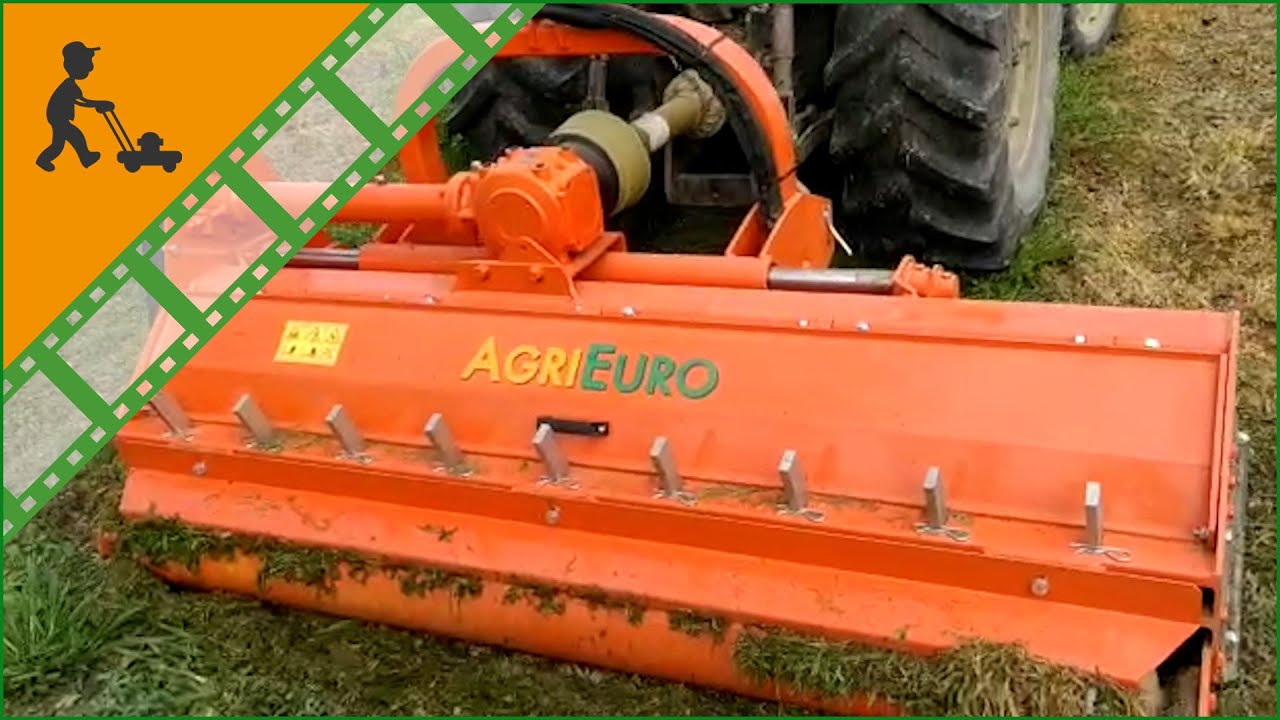 Trinciatrice per erba-legna a trattore pesante Agrieuro PS 200: come funziona il prodotto