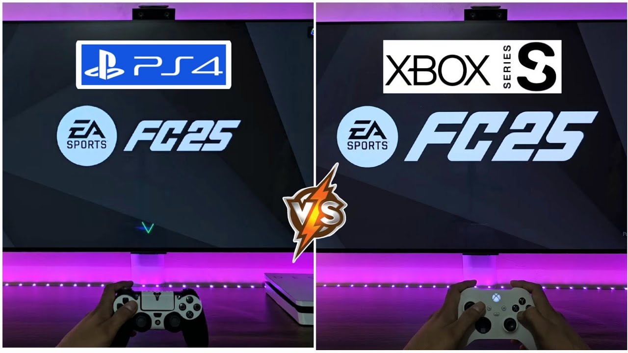 EA FC25 (PS4 Slim Vs Xbox Series S)