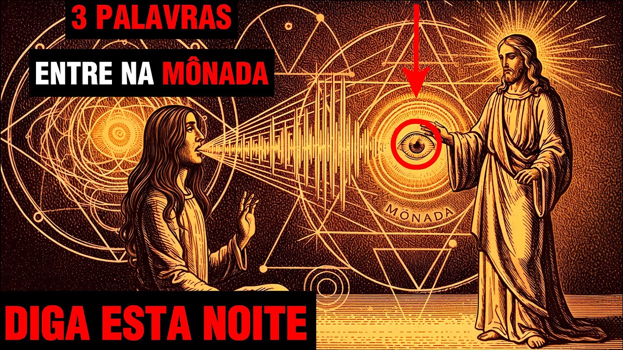 Jesus ensinou aos escolhidos uma frase de 3 palavras para entrar na Mônada (diga hoje à noite)