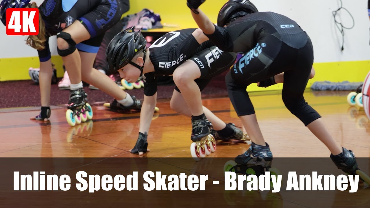 Inline Speed Skater Brady Ankney On Orlando Indoor And Outdoor Skating Races
