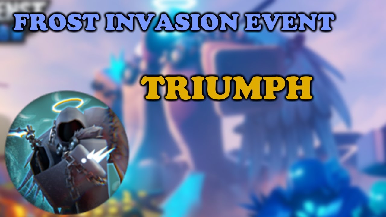 BEATING FROST INVASION EVENT TRIUMPH || Tower Defense Simulator