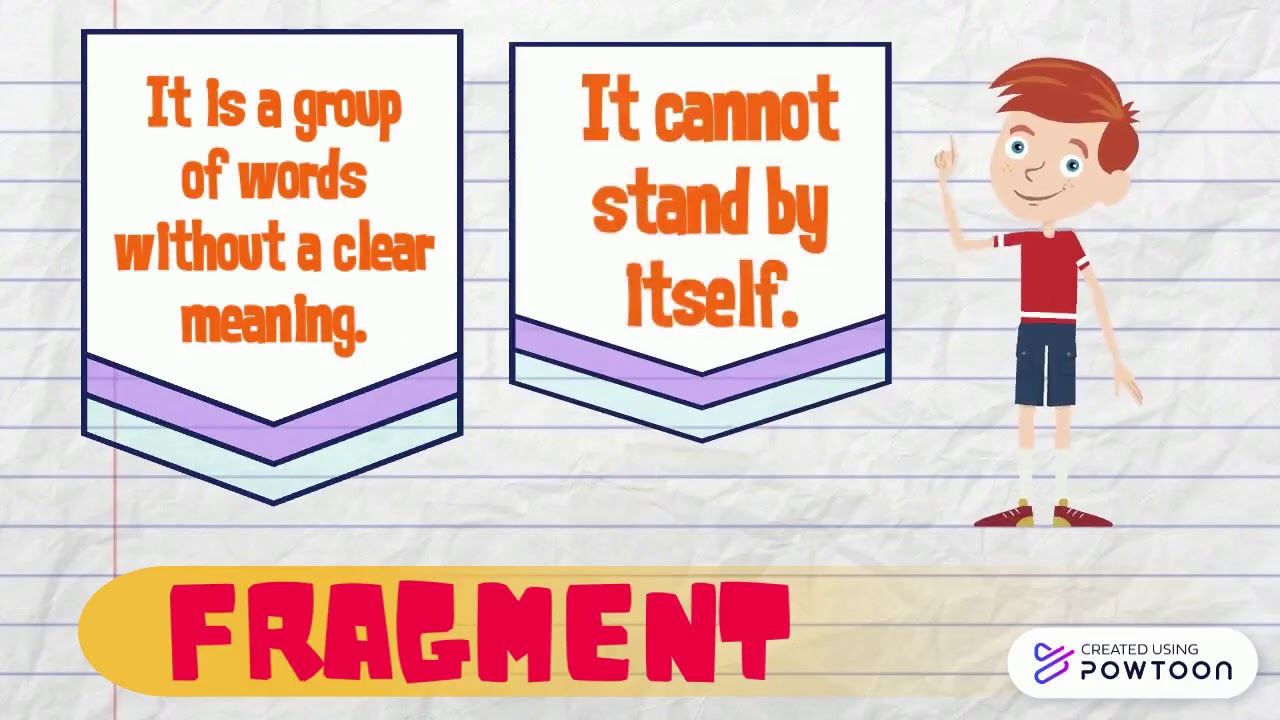 Sentences and Fragments