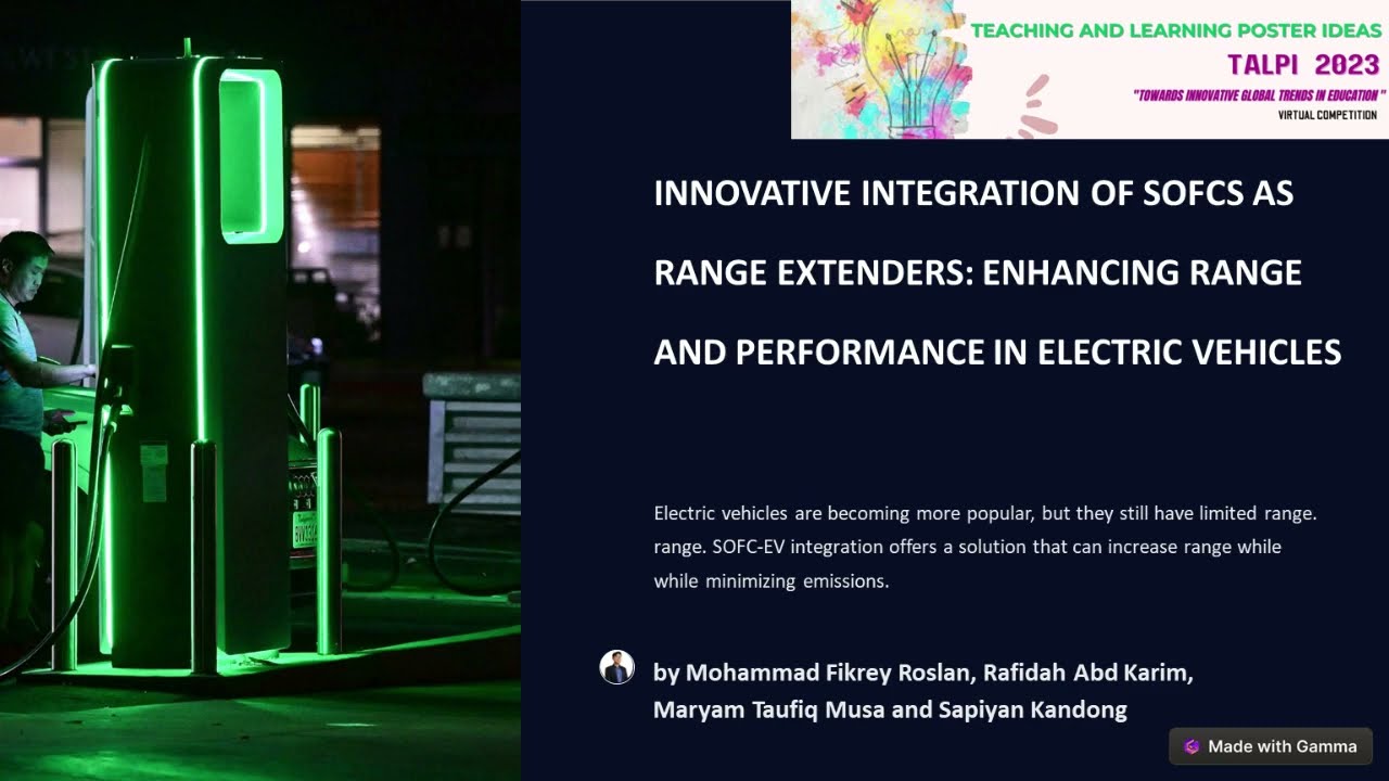 INNOVATIVE INTEGRATION OF SOFCS AS RANGE EXTENDERS ENHANCING RANGE AND PERFORMANCE IN EV