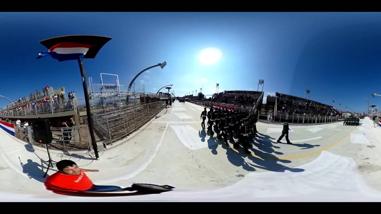 Mi pais 360 - Desfile Civico Militar - Encarnacion Parte 2 (Video 360)