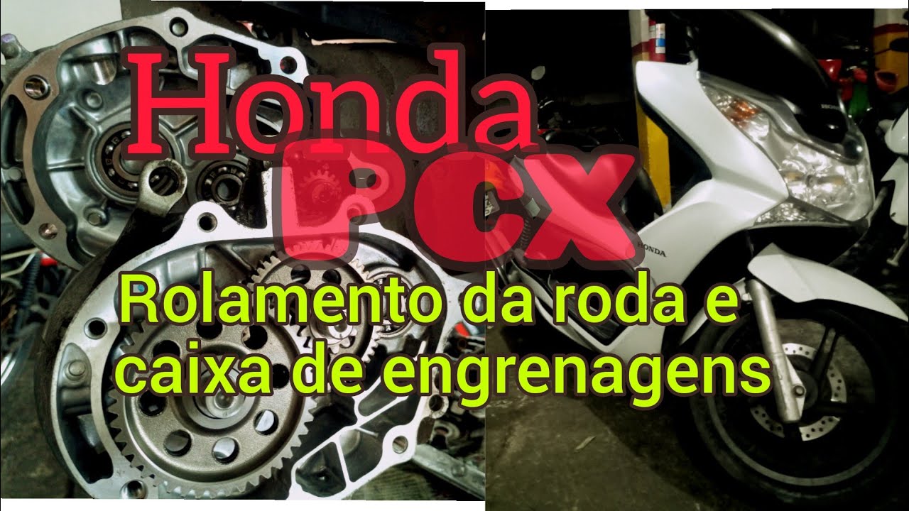 PCX Rolamento da roda traseira e caixa redutora