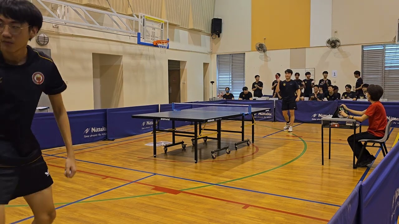 NSG 2023 Prelims VJC vs RI 2nd Singles Thaddeus Vs Xu Han 2/2