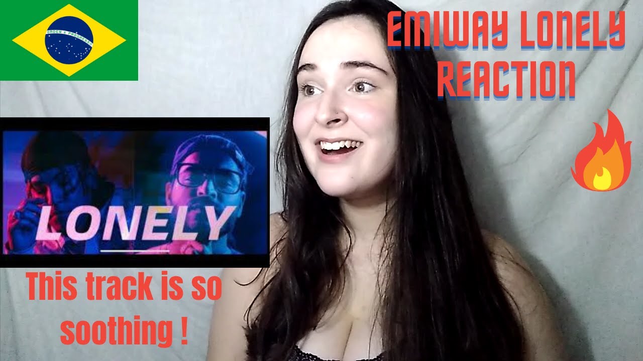 EMIWAY LONELY REACTION - BRAZILIAN GIRL REACTS TO INDIAN RAP | EMIWAY BANTAI X PRZNT