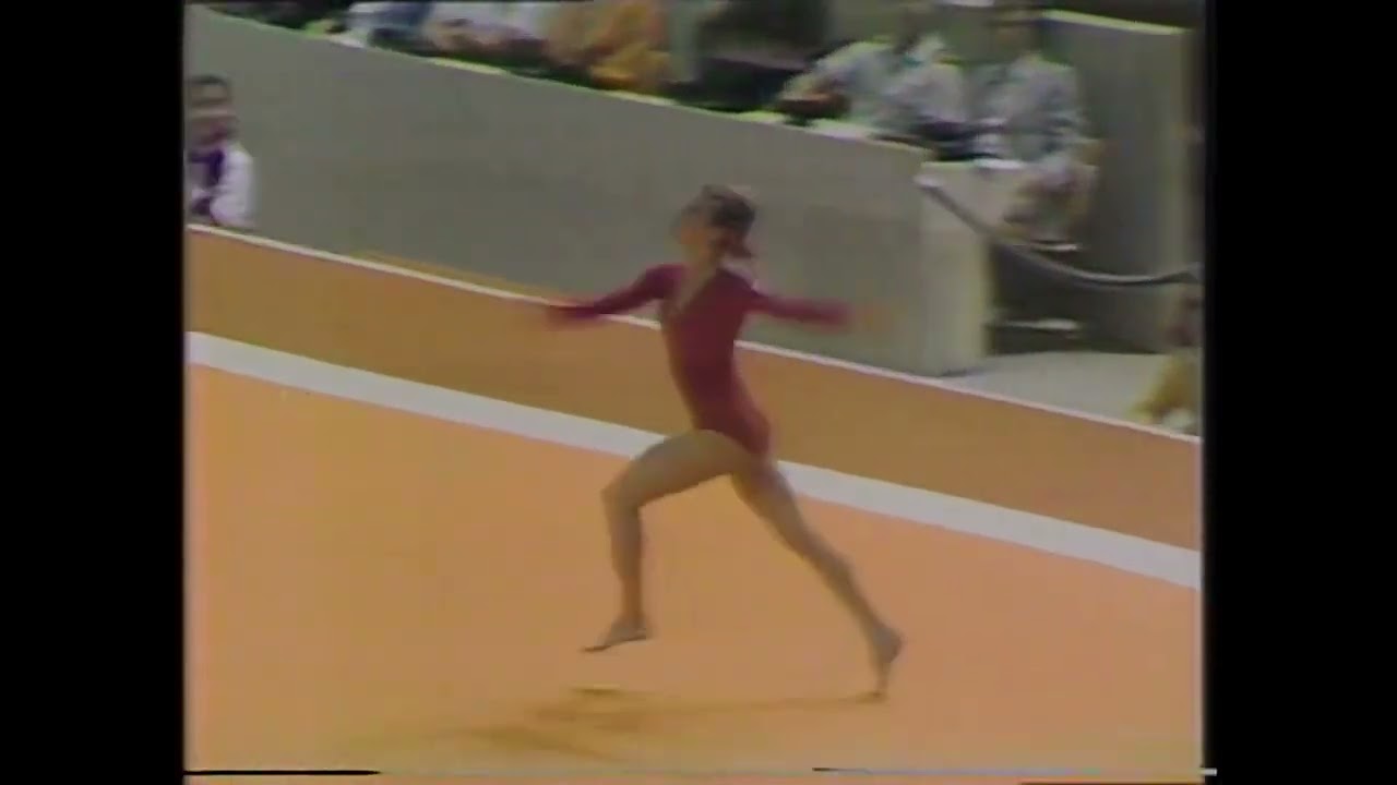 🥇 Olga Korbut (URS) FX TO 9.700 1976 Olympic Games