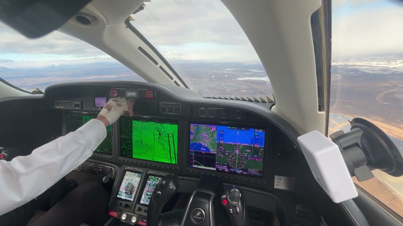 新千歳空港RJCCマイナス11℃晴れてて良かった！Honda jetはリバースがないので、、、