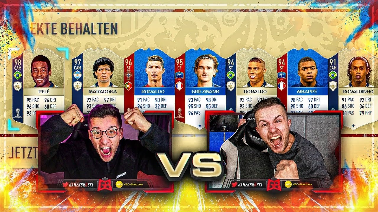 FIFA 18: RETRO WM 2018 Pack Opening Battle 🔥🔥 vs Bossio (+ Gewinnspiel)