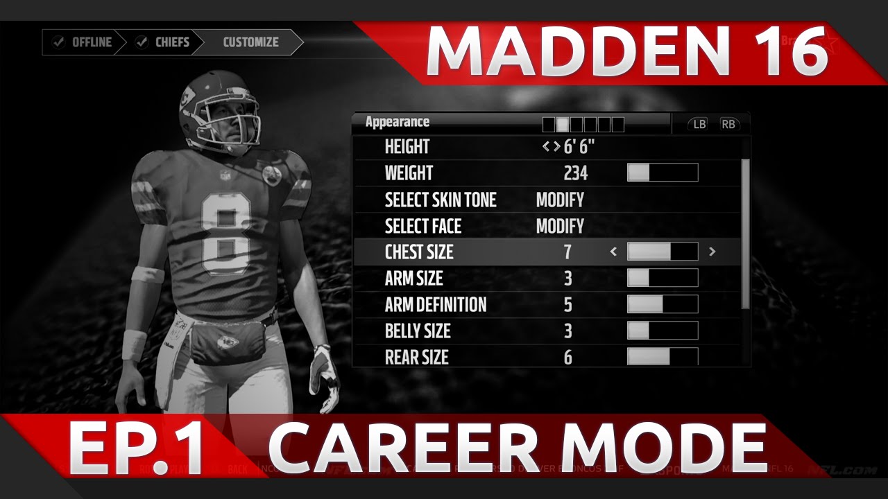 Madden 16 Career Mode - The Start Ep.1 (Xbox One)