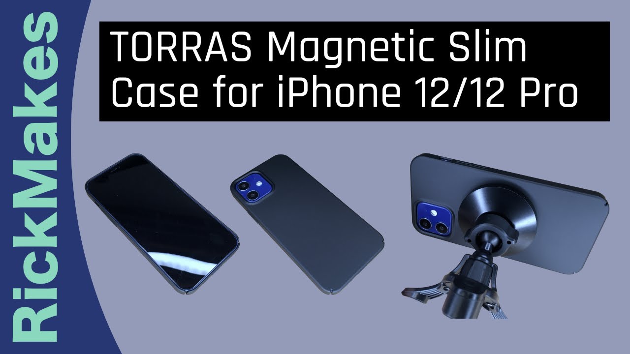 TORRAS Magnetic Slim Case for iPhone 12/12 Pro