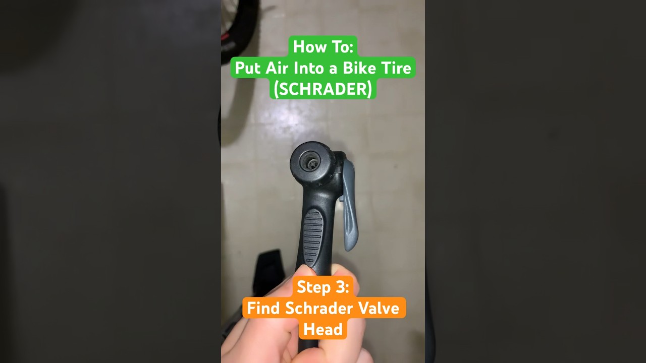 How to Inflate a Bike Tire (Schrader Valve Guide) 🚲 Easy Step-by-Step