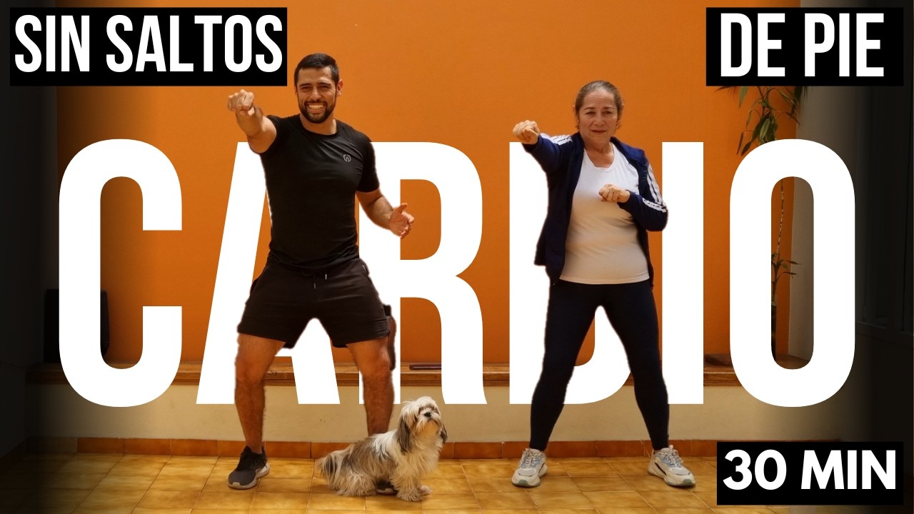reduce abdomen y cintura en casa 🔥 ejercicios para bajar de peso con CERO saltos