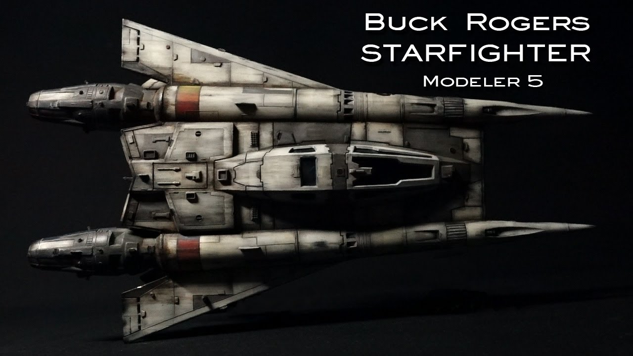 Buck Rogers STARFIGHTER Monogram Model Kit Building & Customizing