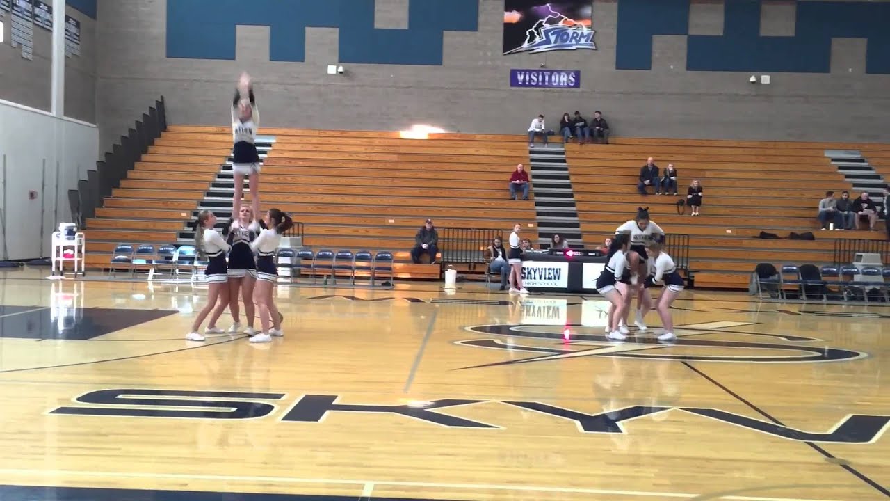 Skyview High School | JV Cheer Halftime 2016