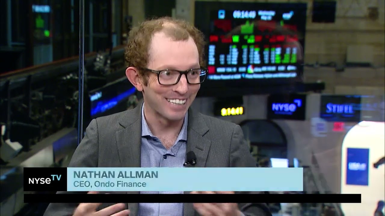 Nathan Allman CEO at Ondo Finance Joins Live on NYSE TV