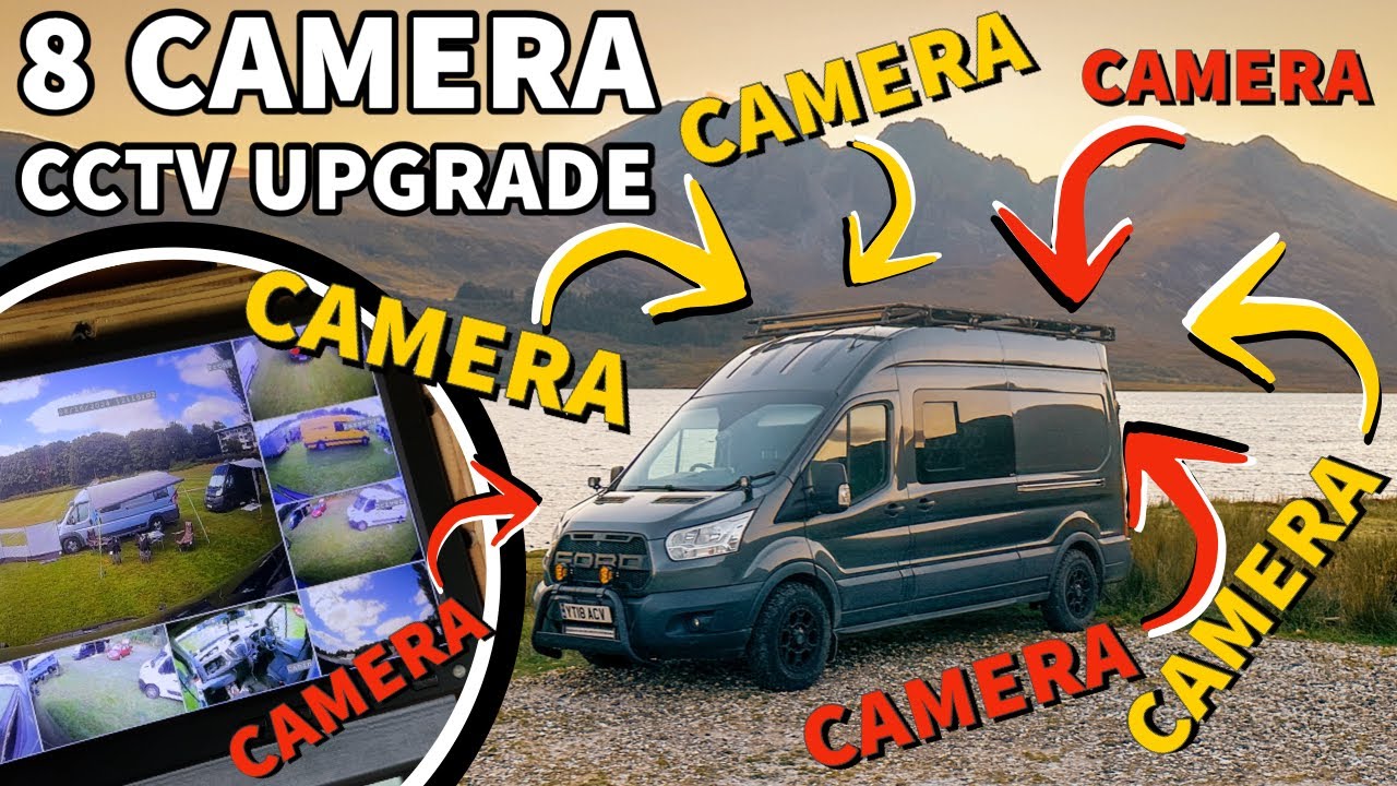 BIG SECURITY CCTV UPGRADE, FEEL SAFE in your Campervan!