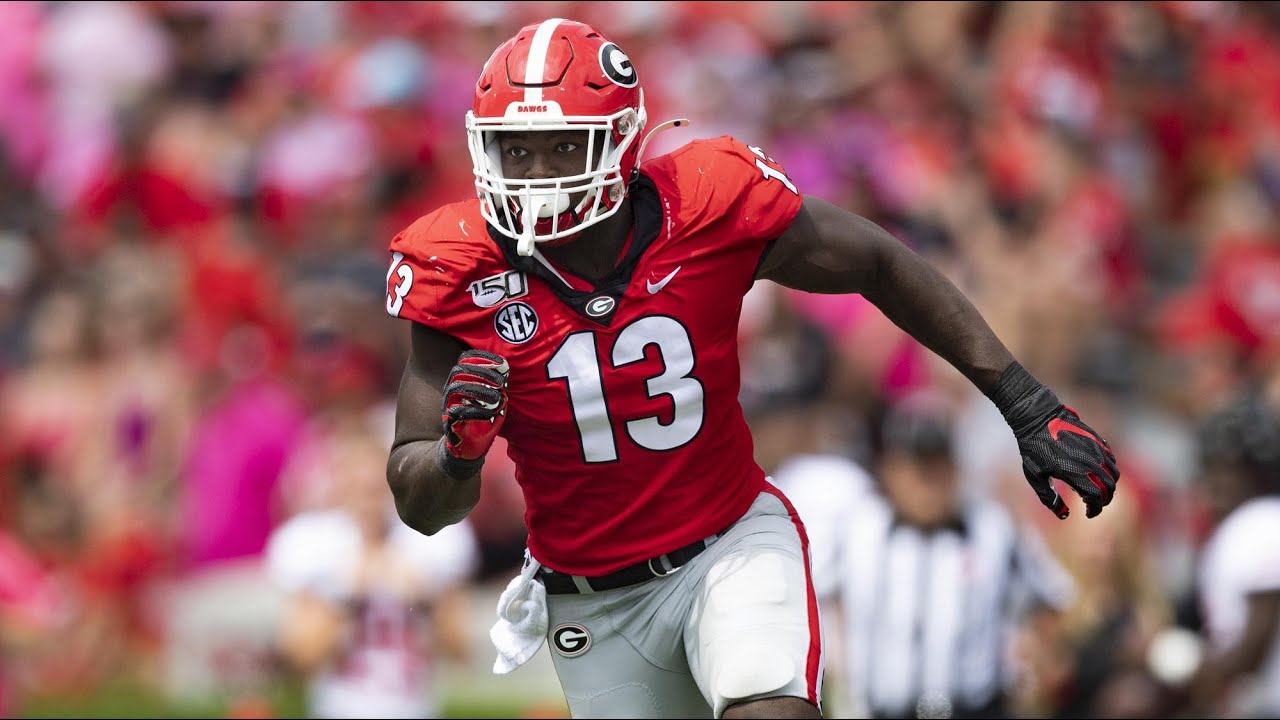 Azeez Ojulari vs Auburn 2020