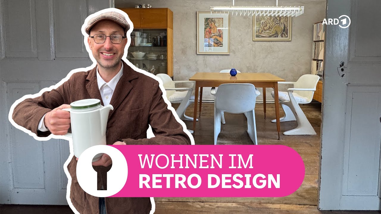 Retro-Wohnen im Bauernhaus: Mathias' riesengro&szlig;e Sammlung im Vintage Design