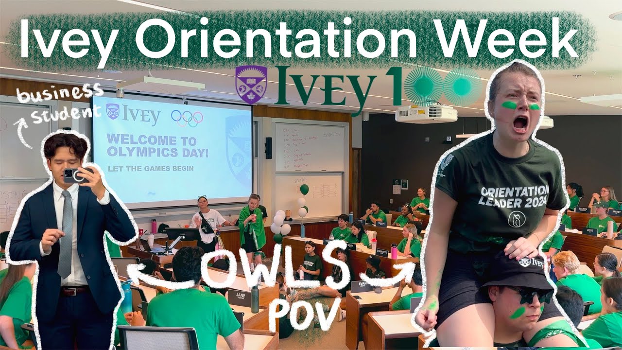 Ivey Orientation Week 2024 (OWL POV) | Western University + Ivey Business School Vlog