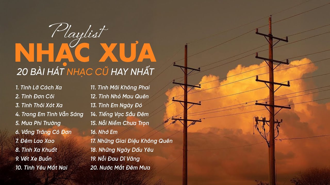 Tình Lỡ Cách Xa, Tình Đơn Côi, Tình Thôi Xót Xa - Liên Khúc Nhạc 7x8x9x Đời Đầu Cực Chill
