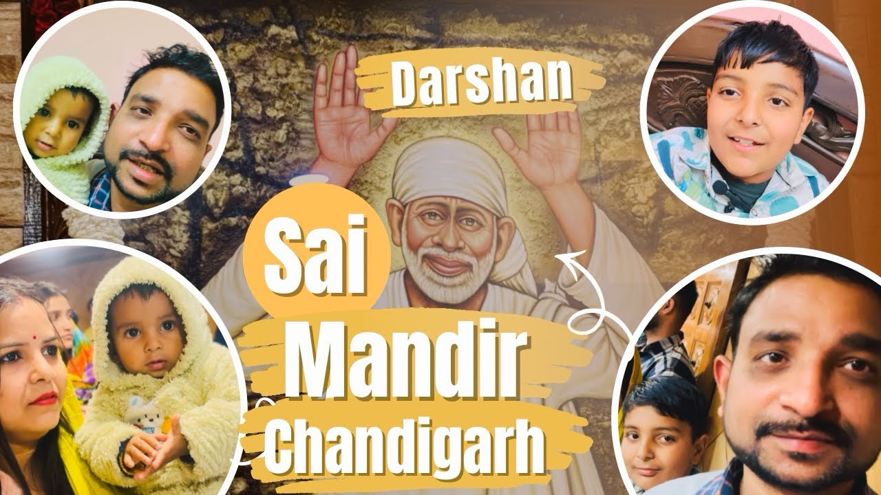 Day-11 | Sai Mandir Chandigarh Darshan 🙏 Sector 29 | 30 Days Daily Vlogging Challenge