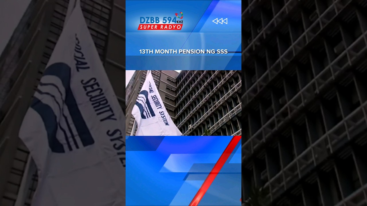 13th month pension ng SSS. #dzbb