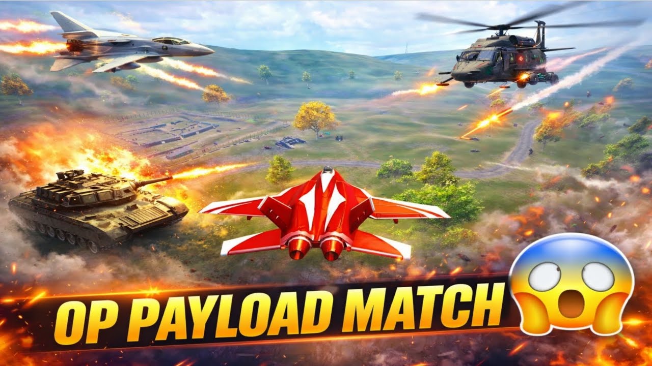 OP PAYLOAD MATCH 😱 | JET + TANK + HELICOPTER 🔥