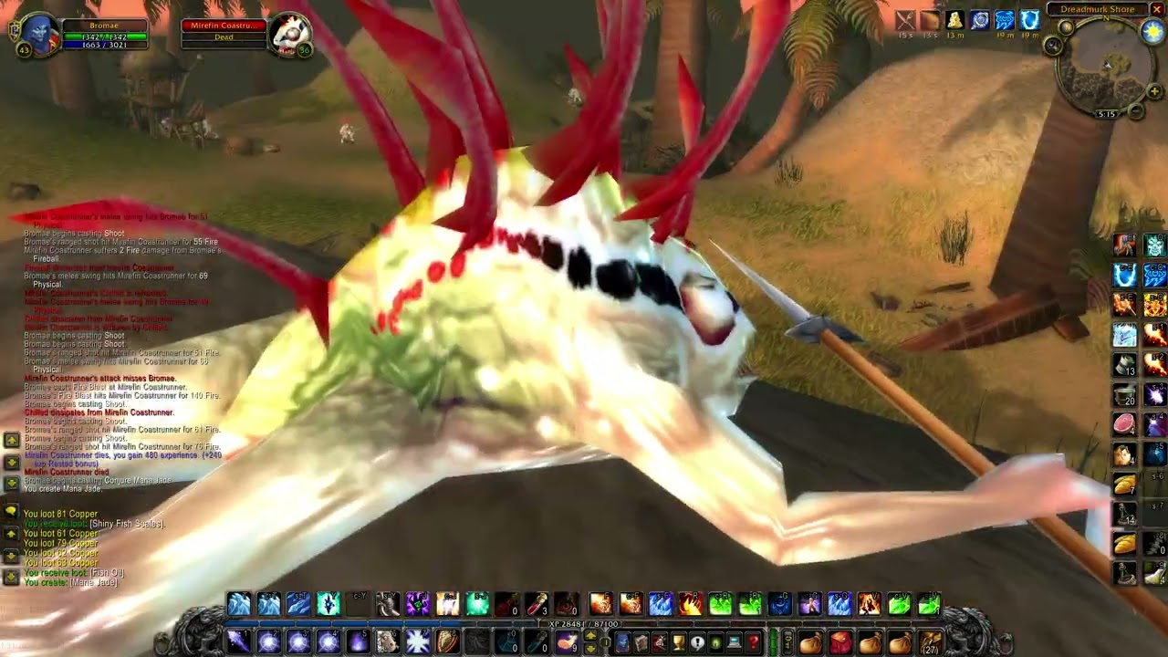 Bromae lvl 43 - 44 questing Feralas