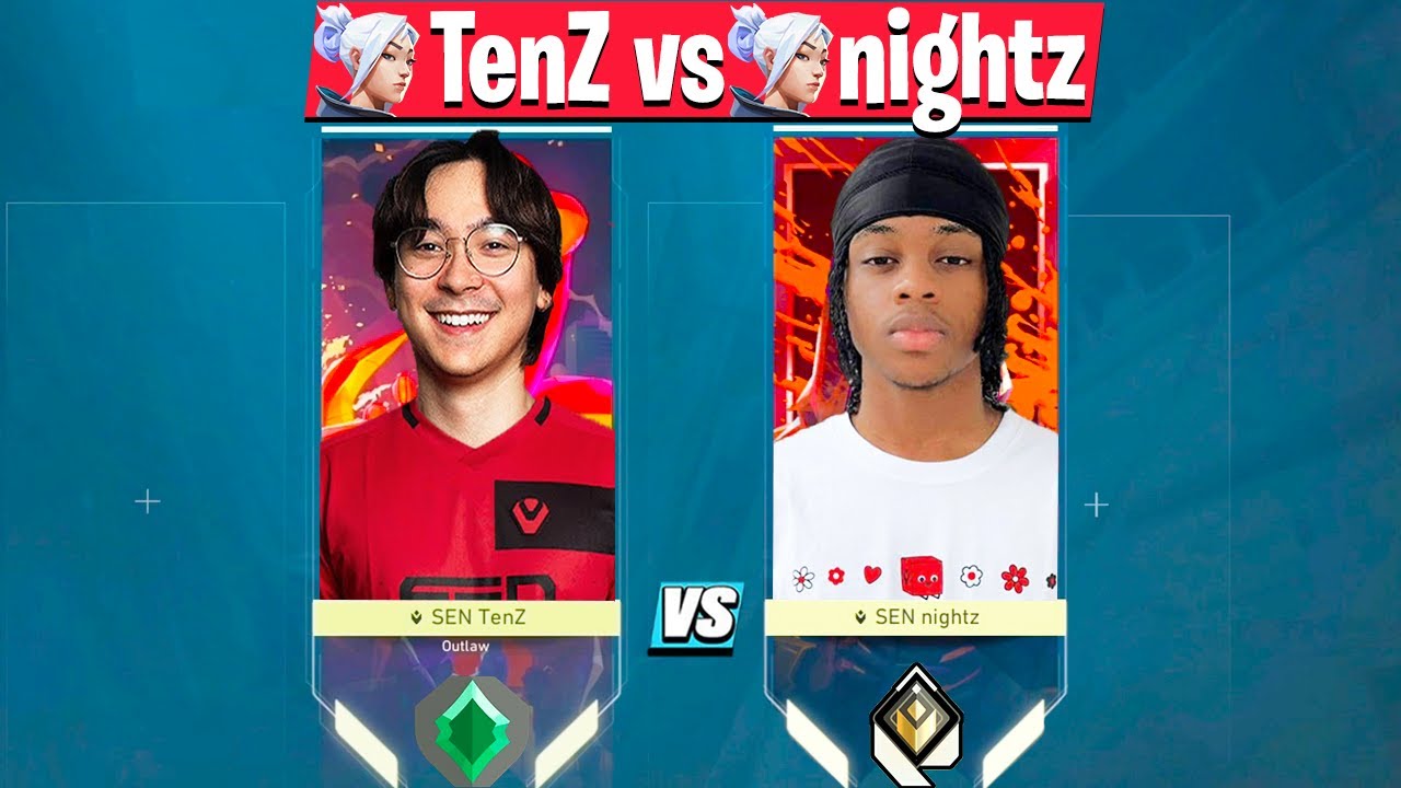When SEN TenZ & Rank #1 SEN nightz face off on Jett vs Jett in Rank | VALORANT