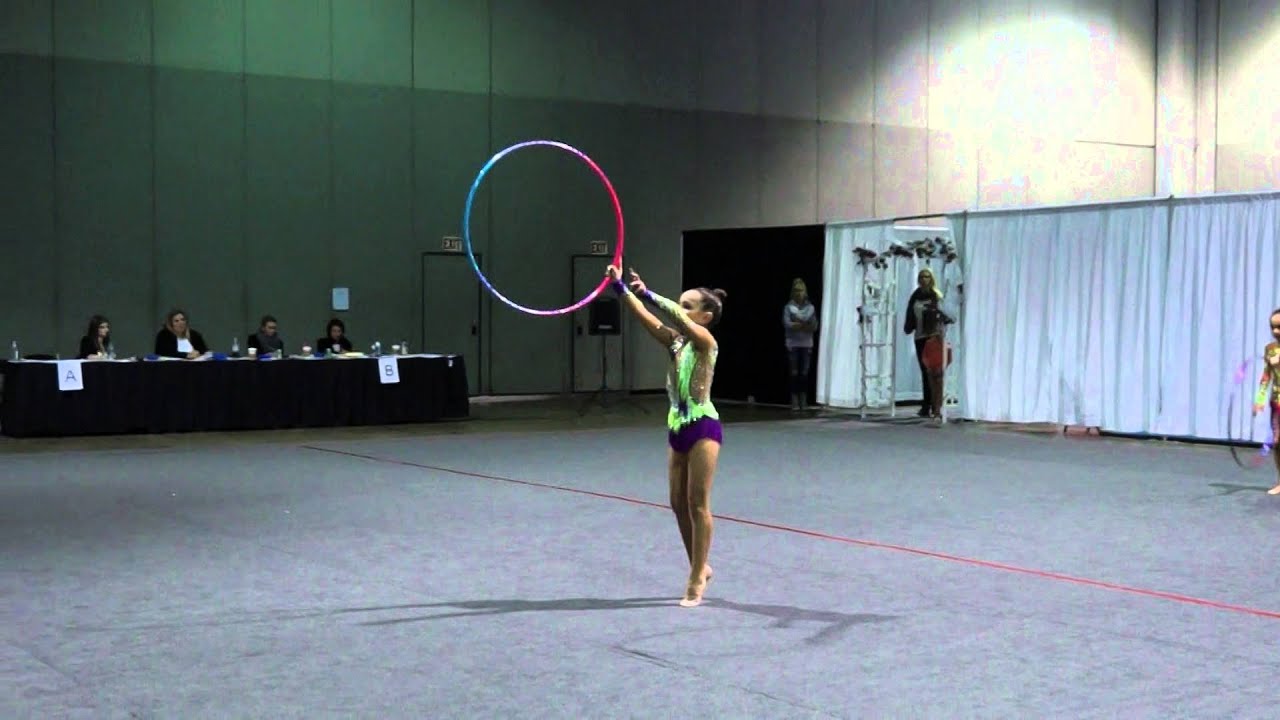 Hoop Routine Rhythmic Gymnastics Level 4