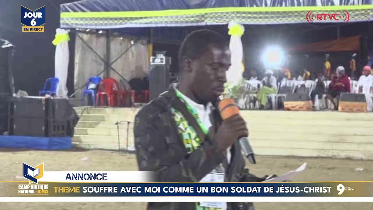 🔴 DIRECT CAMP BIBLIQUE NATIONAL 2025 - 6e JOUR
