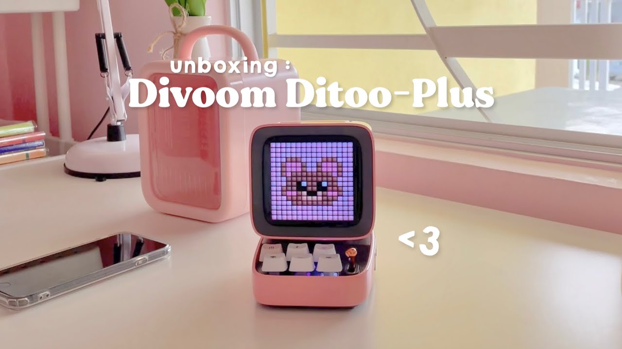 unboxing  Divoom Ditoo Plus - retro pixel art bluetooth speaker || aesthetic unboxing