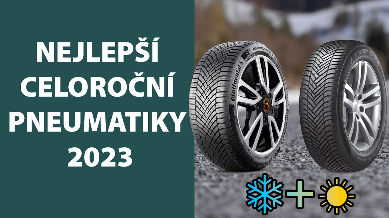 Celoroční pneumatiky pro rok 2023 - nejnovější a nejlepší modely