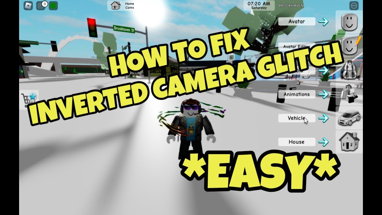 How to fix the inverted camera glitch in Roblox! *EASY*