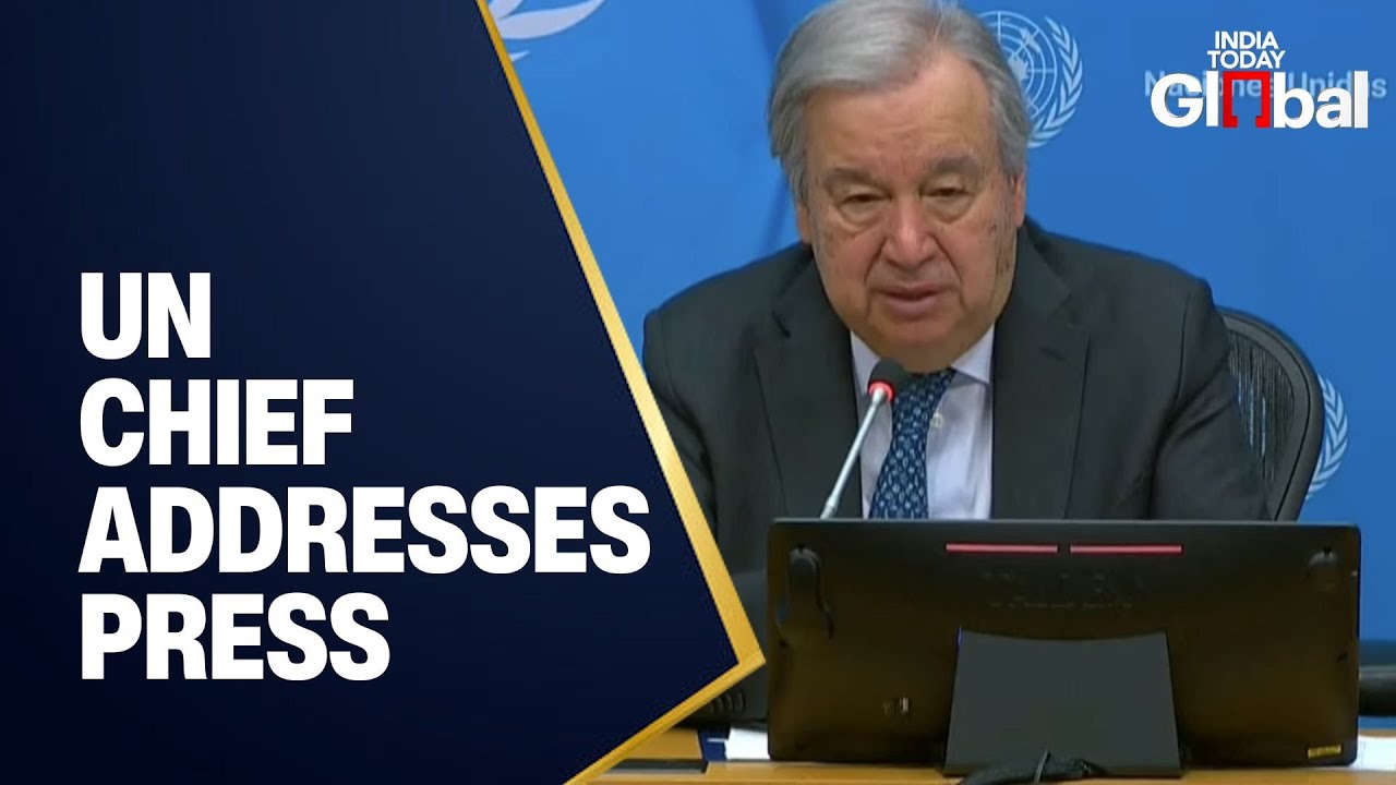 LIVE: UN Chief Guterres Holds Media Briefing | Global Crises & Diplomacy