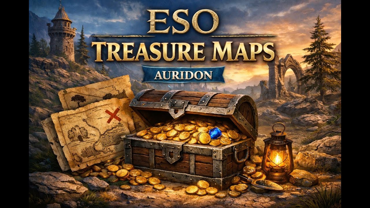 Auridon Treasure Maps &ndash; ALL 6 Locations (ESO)