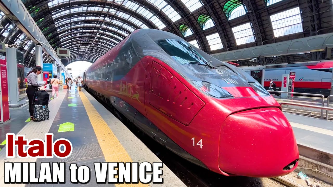 🇮🇹Riding the Amazing Italian Bullet Train First Class 