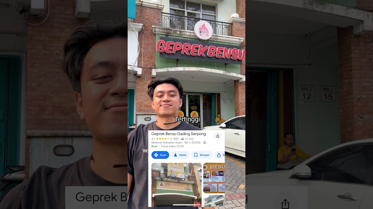 Geprek Bensu 1 Bintang vs 5 Bintang #chicken #spicy #food #star #review #fyp #shorts