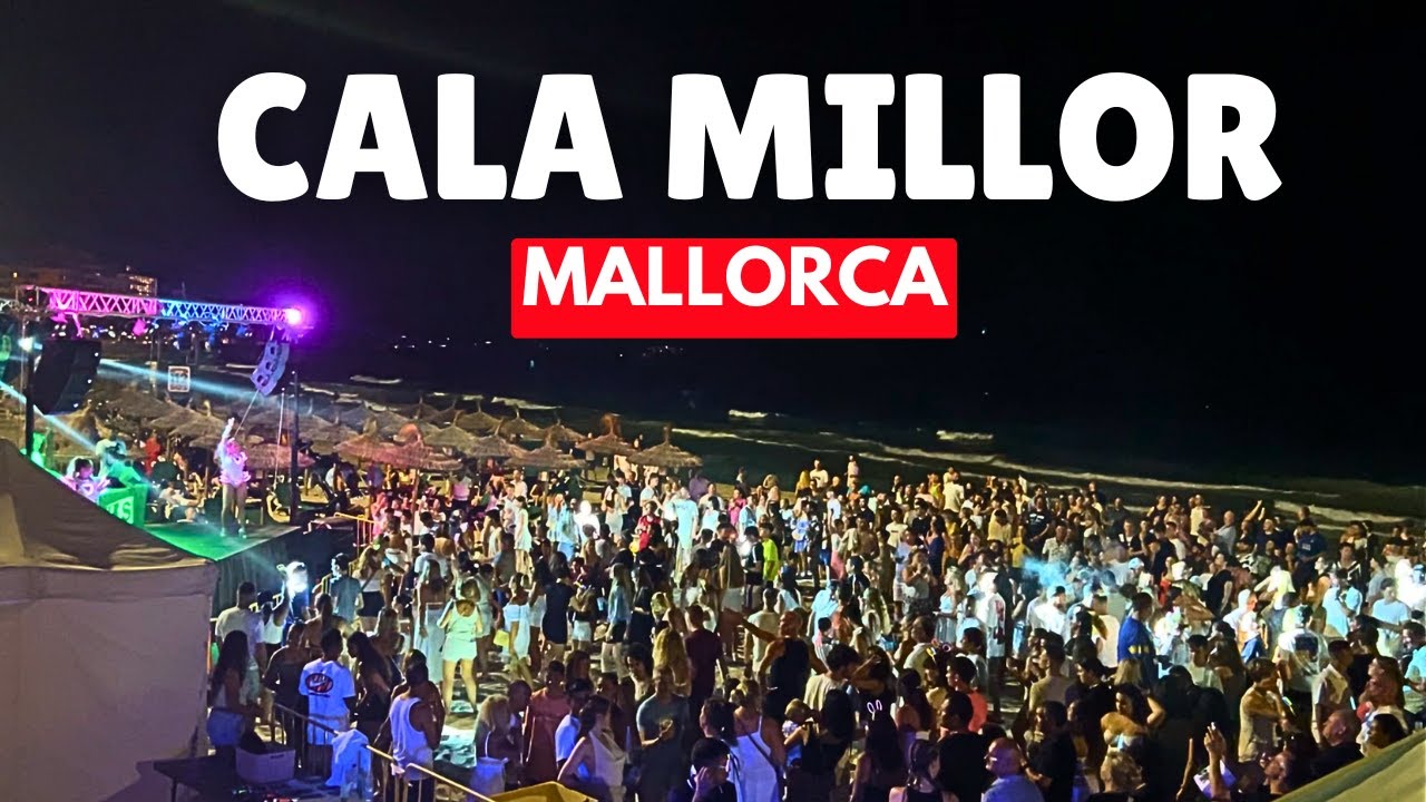 Cala Millor at Night | Summer 2024 | THE BUSIEST TIME TO VISIT!