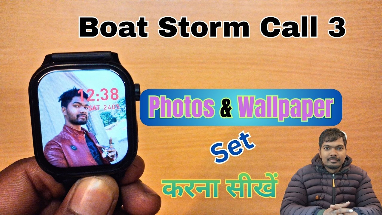 Boat Storm Call 3 Smartwatch Wallpaper Change | How To Set Wallpaper In Boat Storm Call 3 Watch