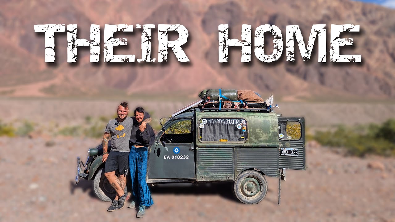 Van life in a VERY OLD Citroën – and with an iguana!