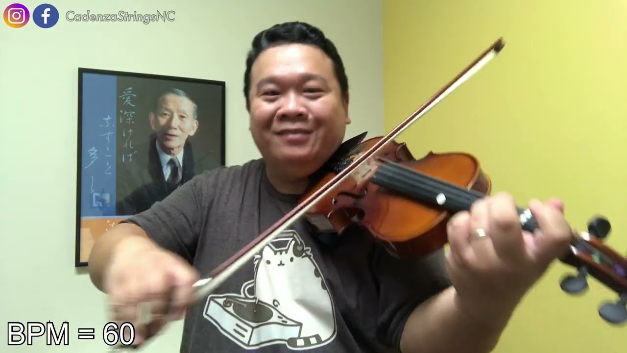 Hunters' Chorus | Slow Practice | Suzuki Violin Book 2