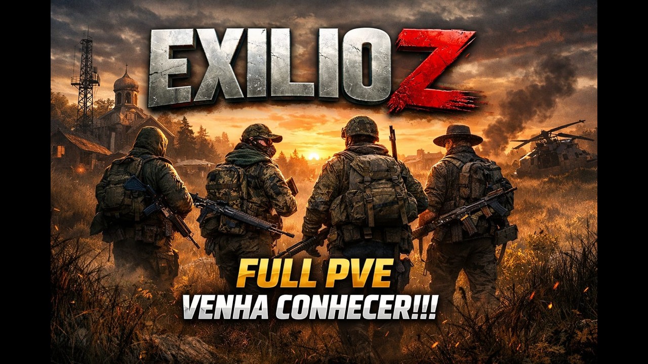🔥NOVIDADE NO BUNKER MF VENHA CONHECER !! ━ DAYZ SERVIDOR BR│EXILIO Z PVE🔥